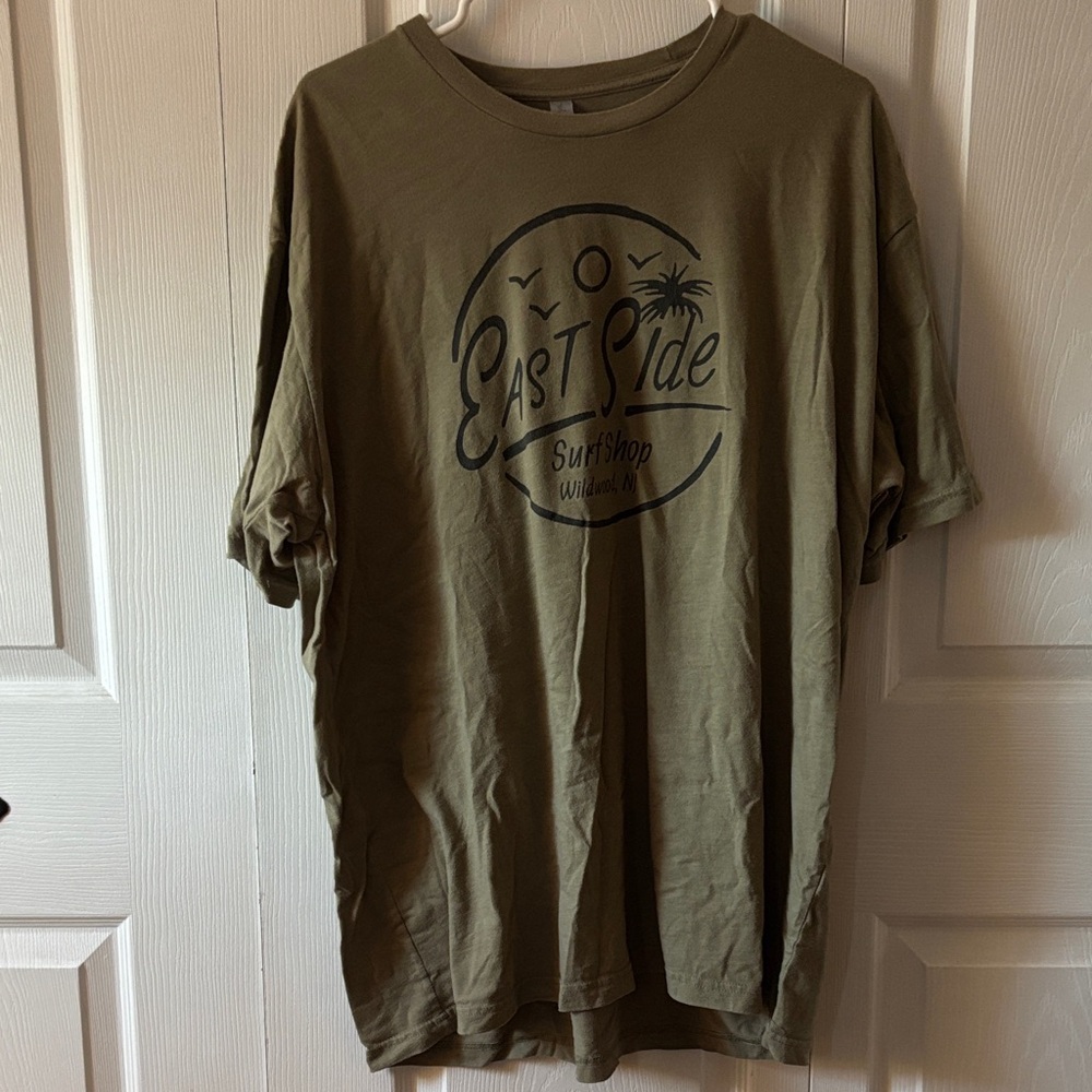 Next Level Apparel Olive Graphic Tee